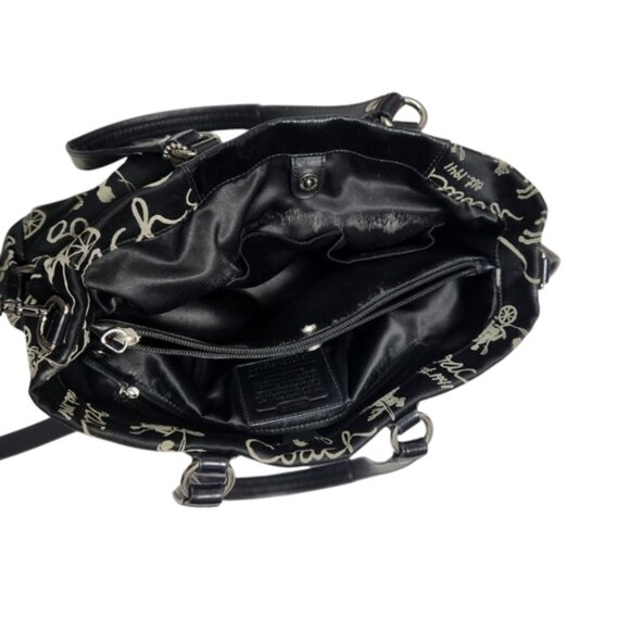 Coach Black and Cream Crossbody Bag - Picture 5 of 16